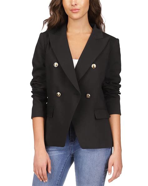 michael kors travel blazer|michael kors double breasted blazer.